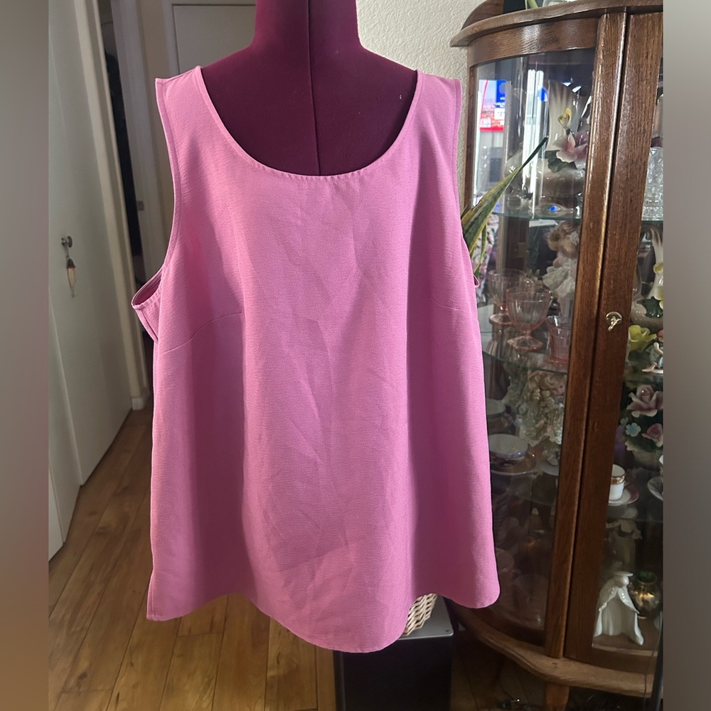 Bob Mackie Wearable Act Sleeveless Blouse